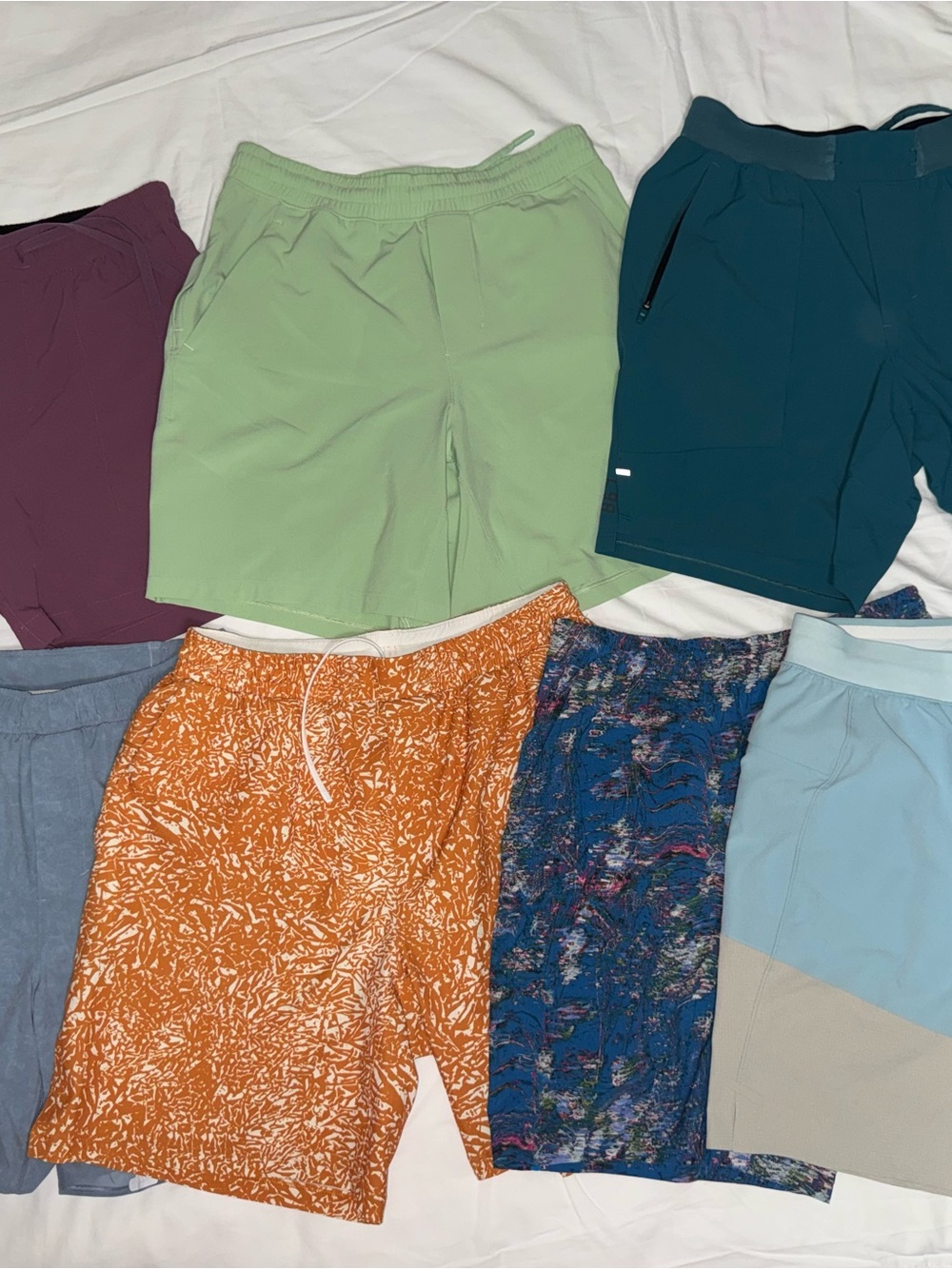Lululemon Men’s Shorts Lot of 7 S M Lined Running Training Excellent